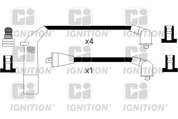 QUINTON HAZELL Комплект проводов зажигания XC807